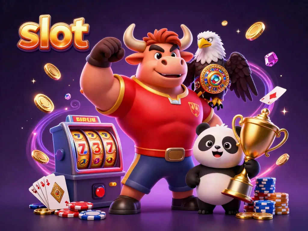 Spin the slot reels and win big with jackpot excitement in this vibrant casino scene.